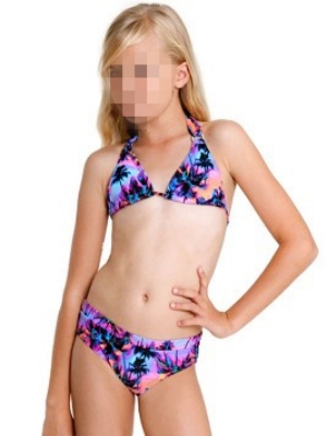 Swimsuit for girl multicolored - Click Image to Close